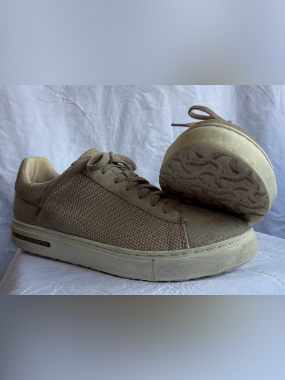 BirkenstockWomen's Casual Low-Top Sneakers in Beige Size 8 (39)